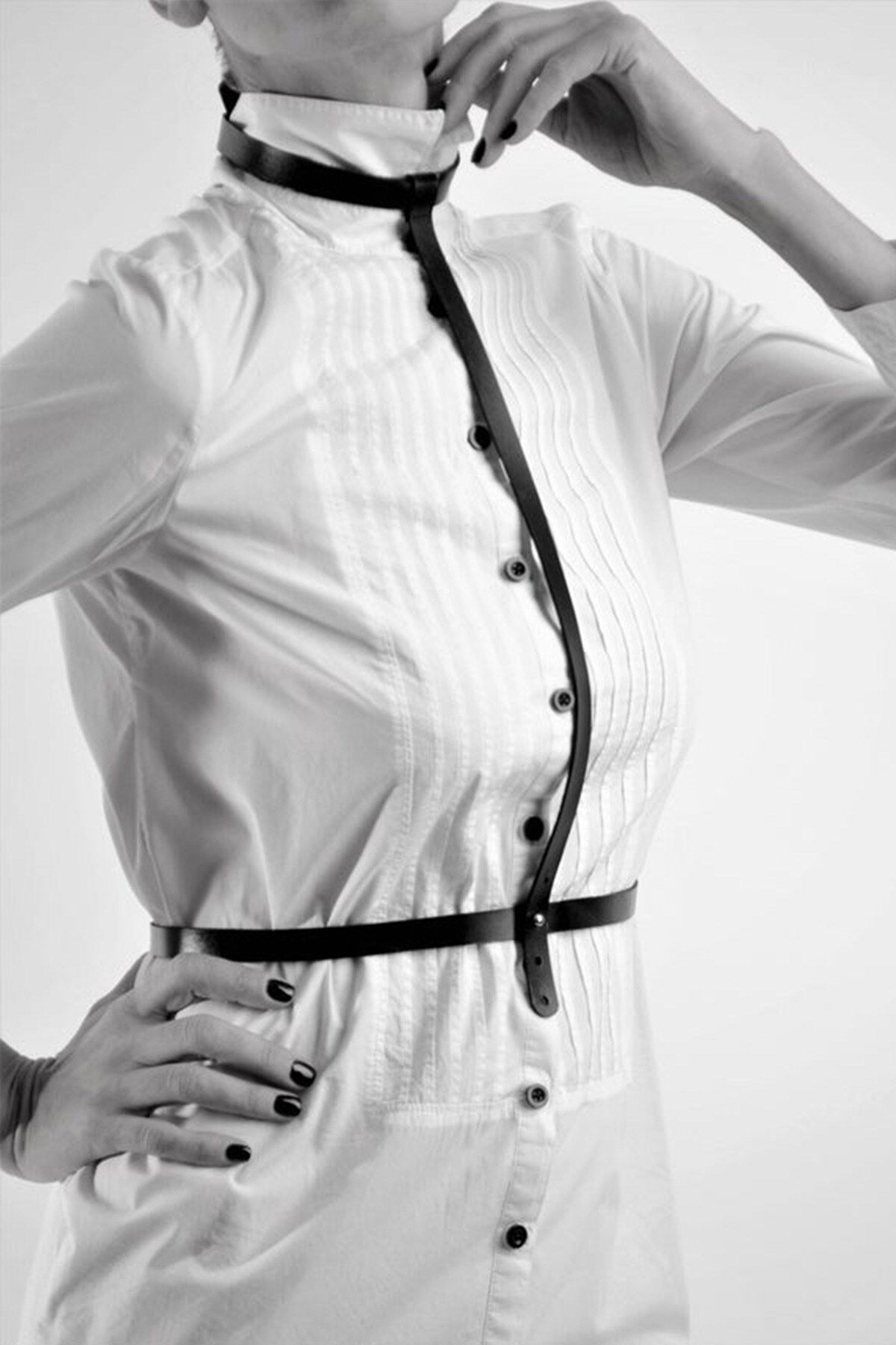 Günlük Sade Deri Harness