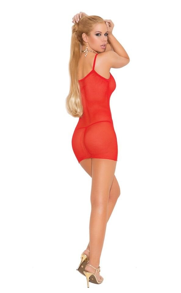 Red Tulle Fantasy Nightgown